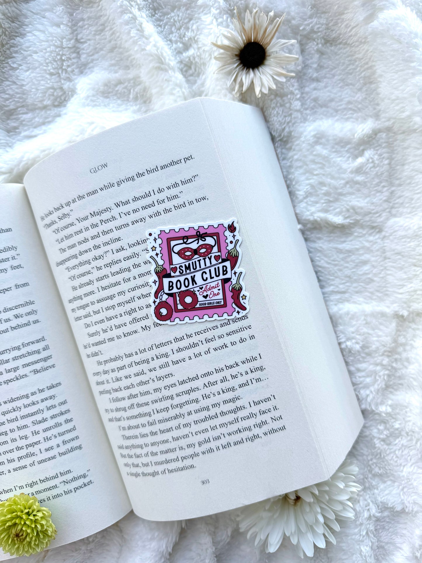 Smutty Book Club Stamp Sticker