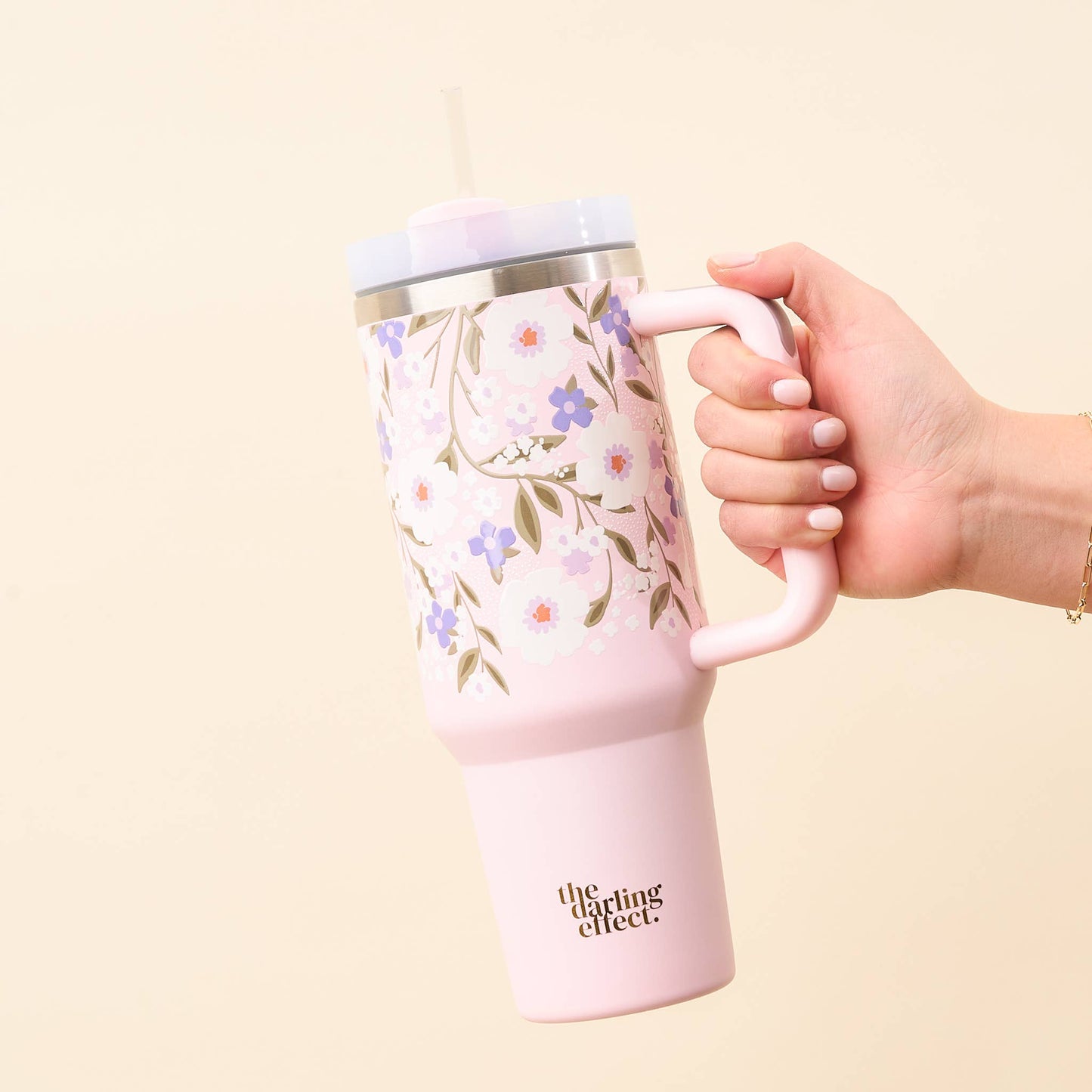 Floral Haven Lilac Tumbler
