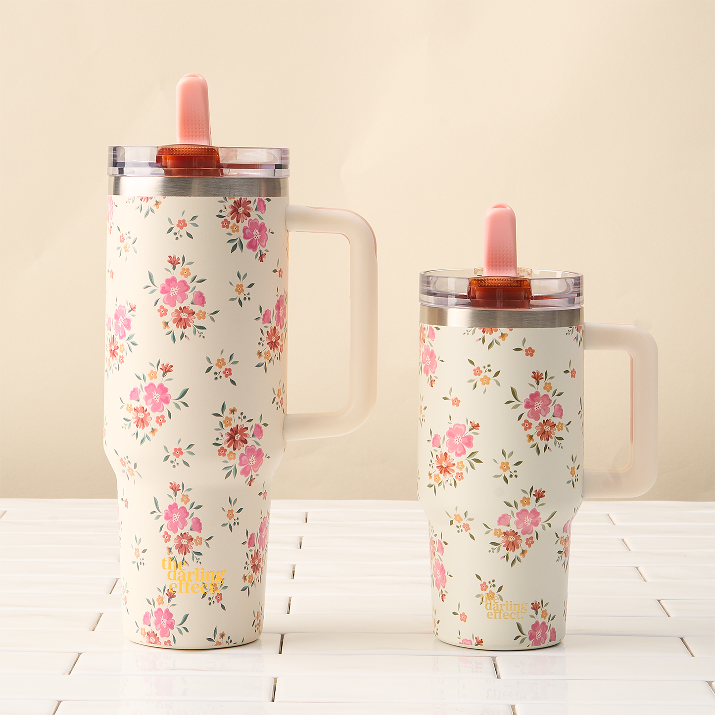 Endless Daydream Cream Flip Straw Tumbler