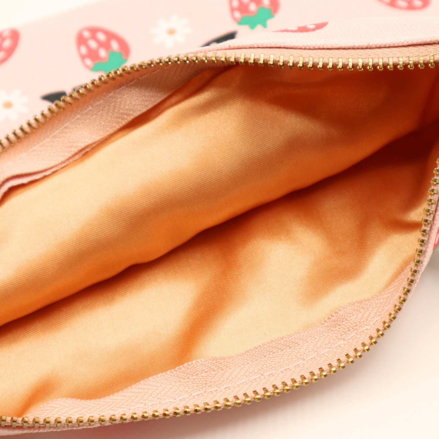 Don’t Be A Dick - Strawberry & Daisy Canvas Pouch