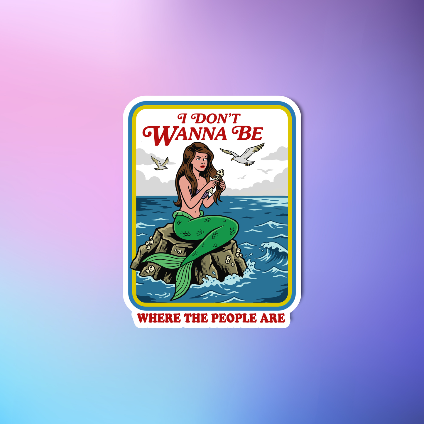 Introvert sticker
