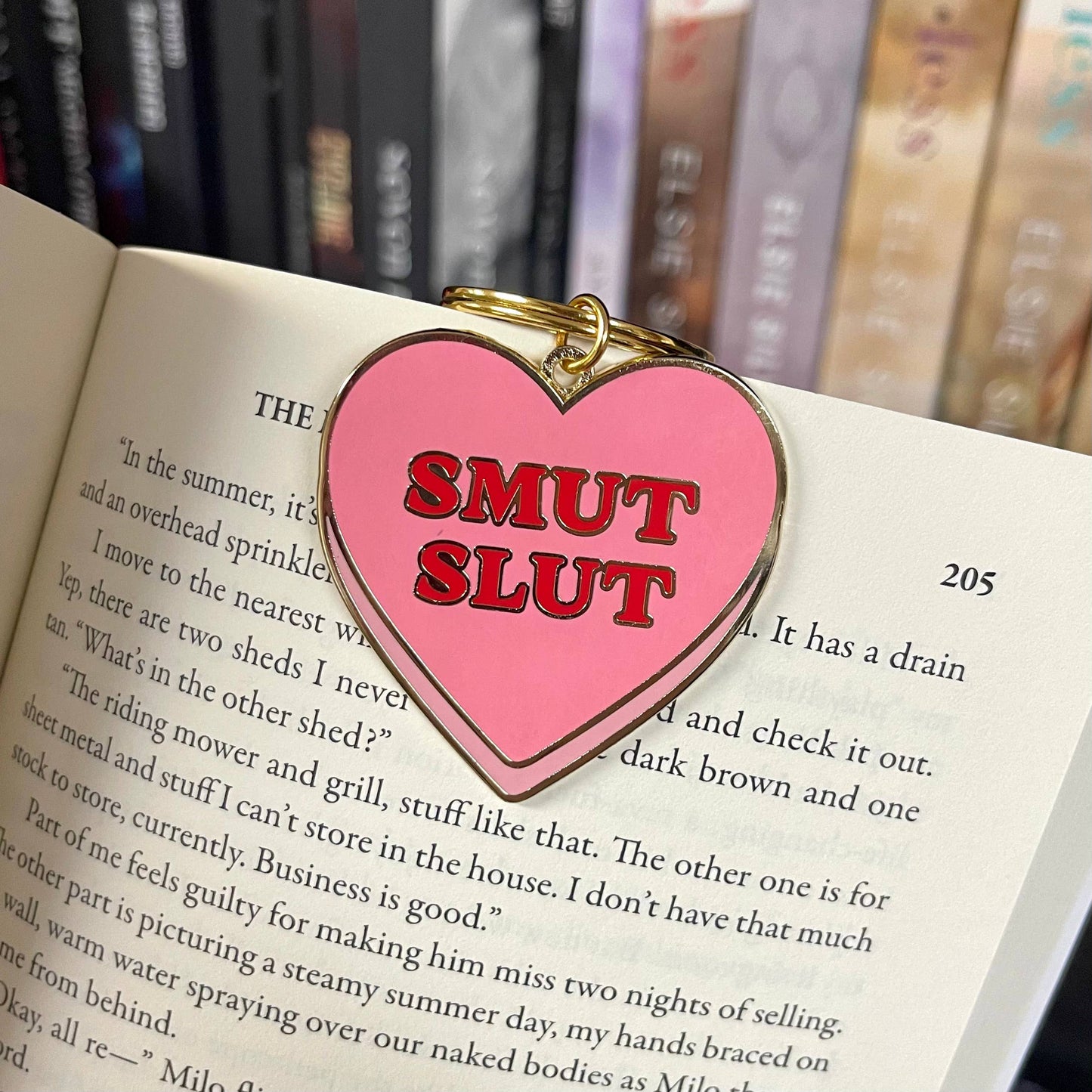 Smut Slut Bookish Keychain