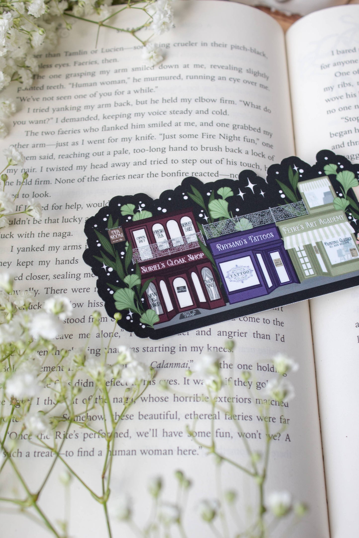 A Walk in Velaris Bookmark -ACOTAR