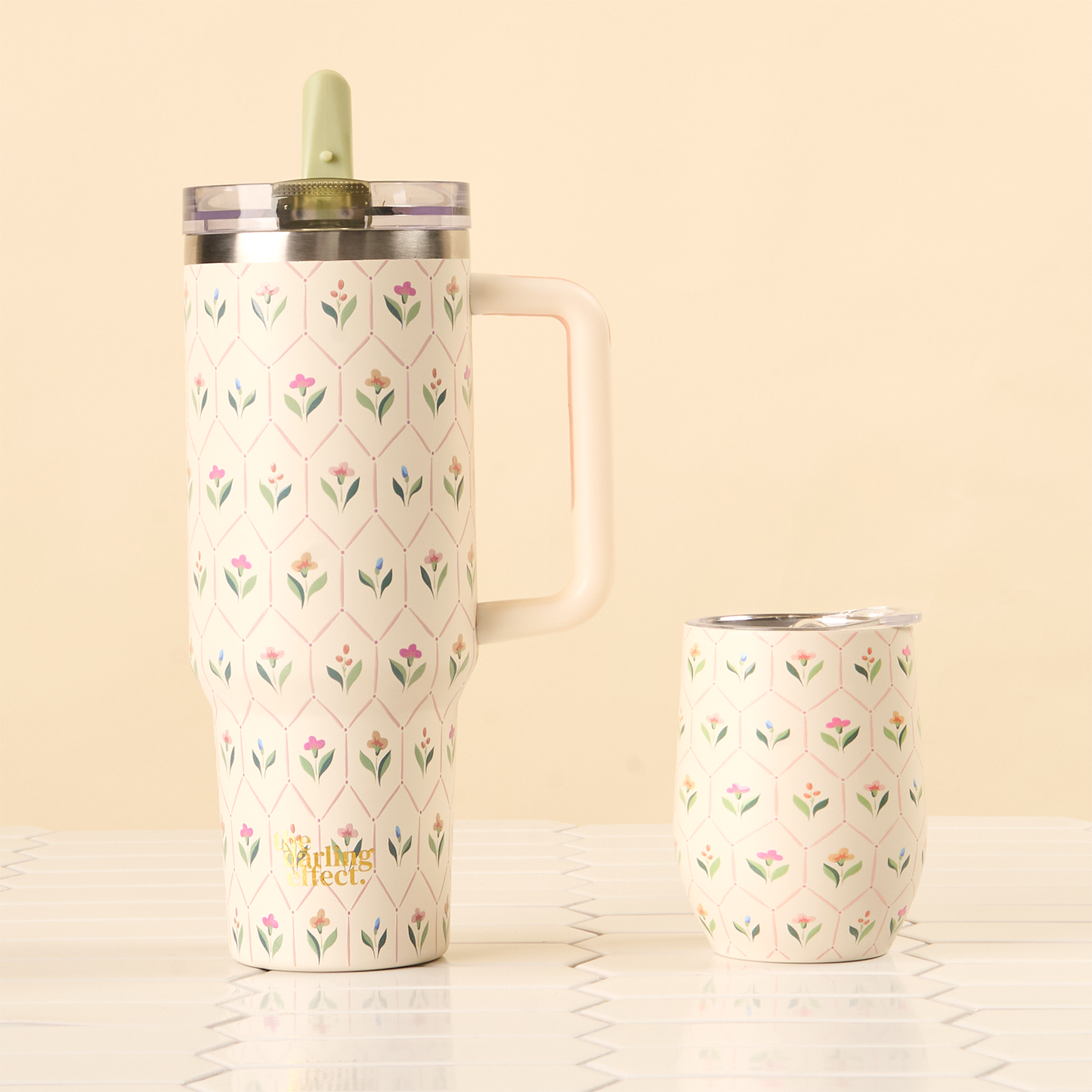 Handpicked For You Flip Straw Tumbler
