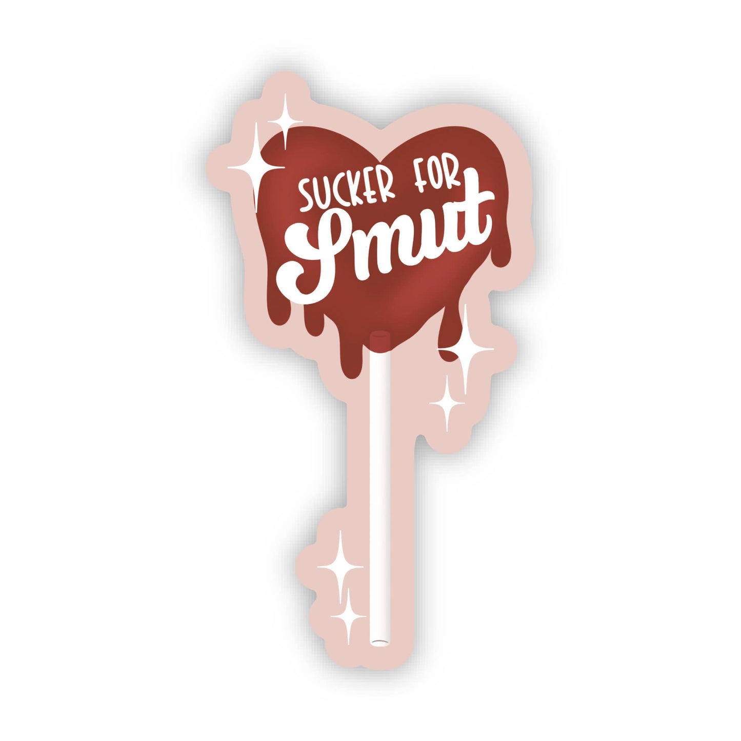 Sucker For Smut Waterproof Sticker