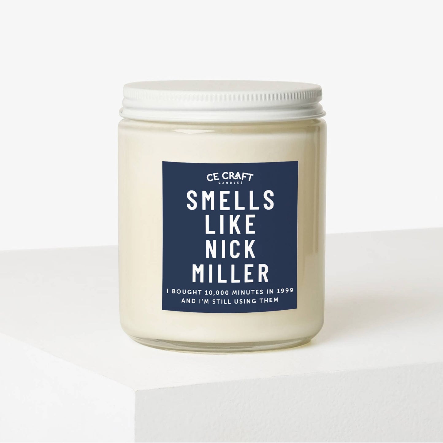 Smells Like Nick Miller Candle - Leather & Brandy