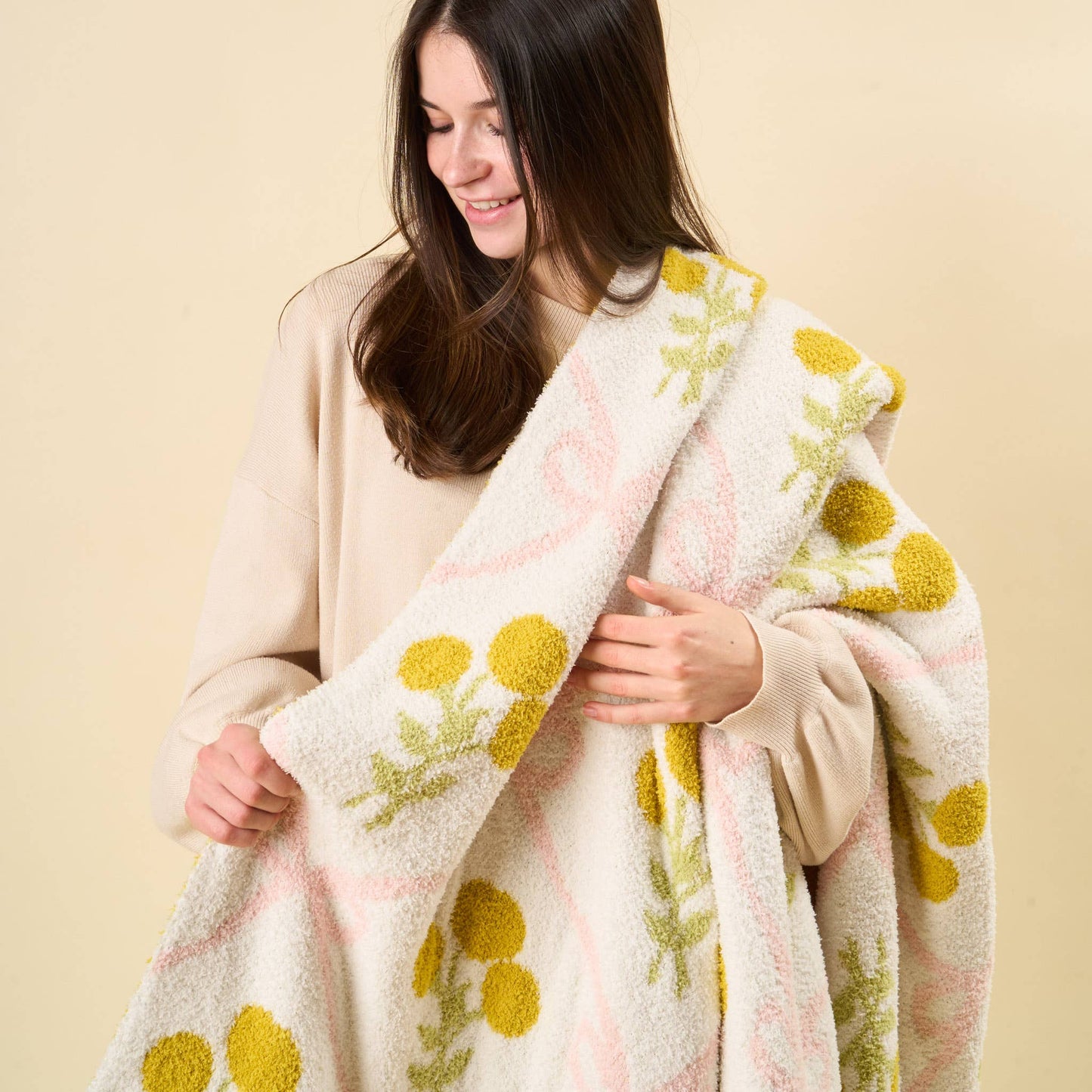 Cozy Dreams Luxe Blanket-Marigold Lane Pink