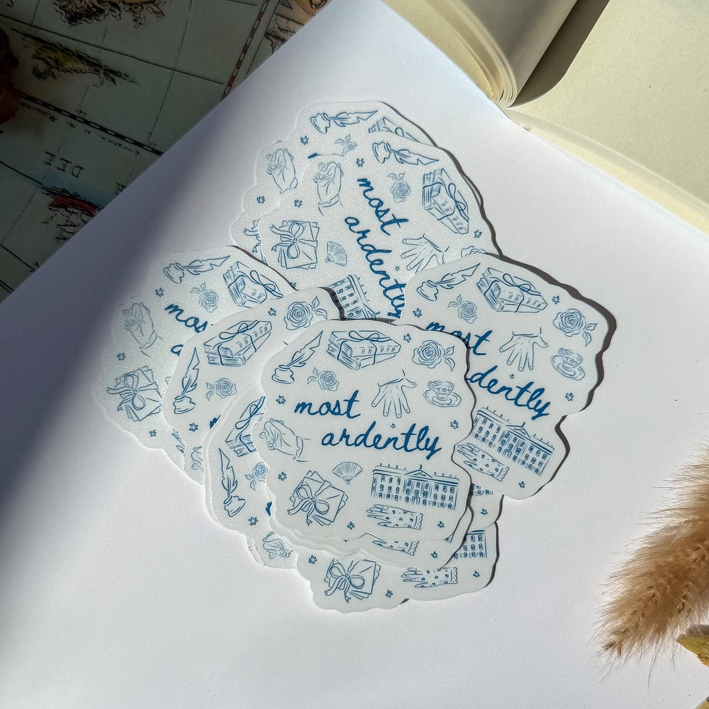 Pride and Prejudice Most Ardently Sticker