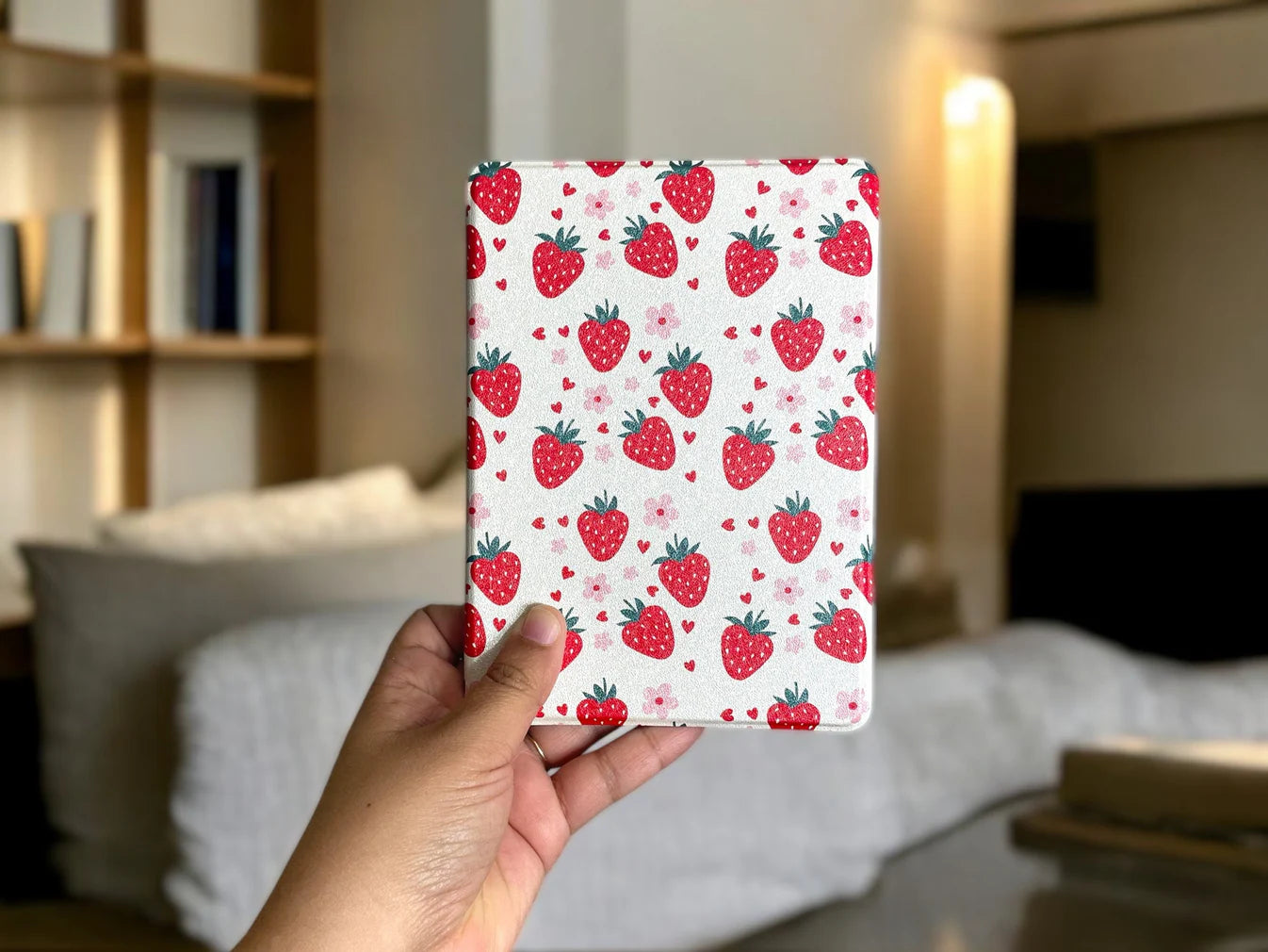 Strawberry Hearts 12th Gen. Paperwhite Kindle Case