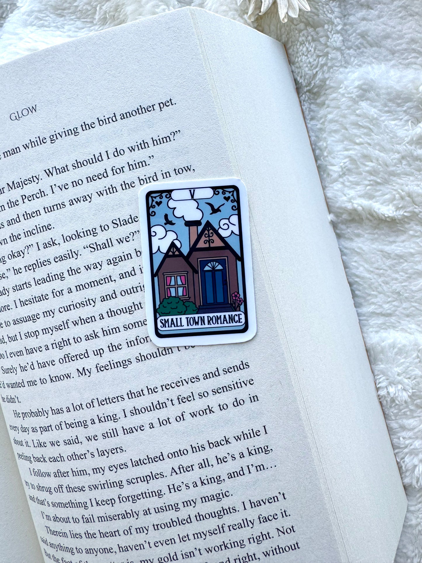 Small Town Romance Tarot Book Sticker