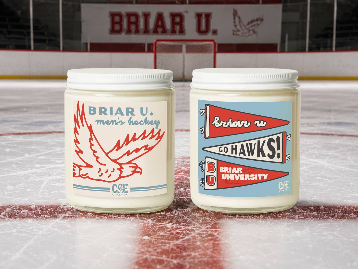 Briar U Pennants Candle - Off Campus