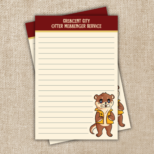 Crescent City Otter Messenger Notepad