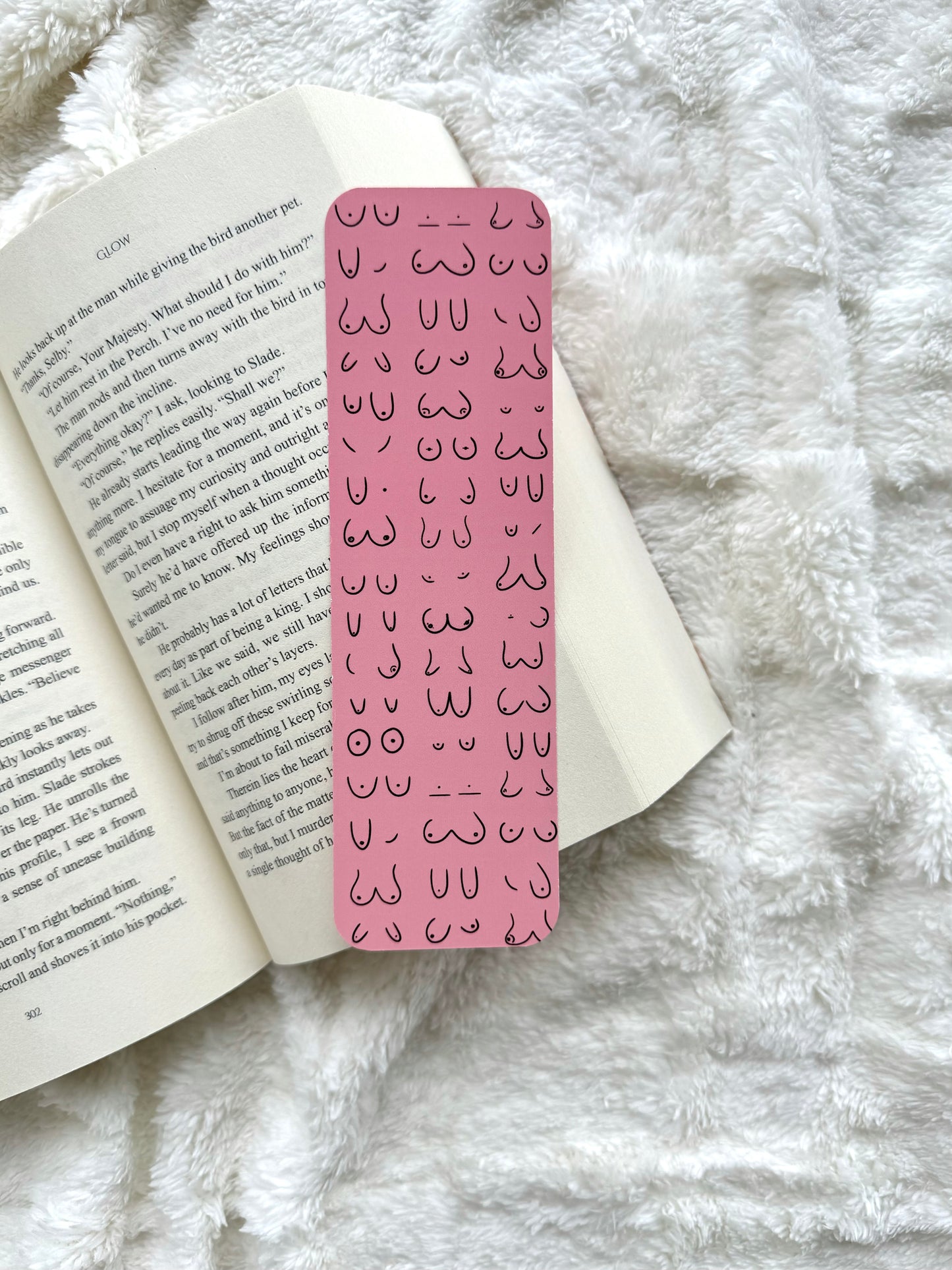 Pink Boobie Bookmark