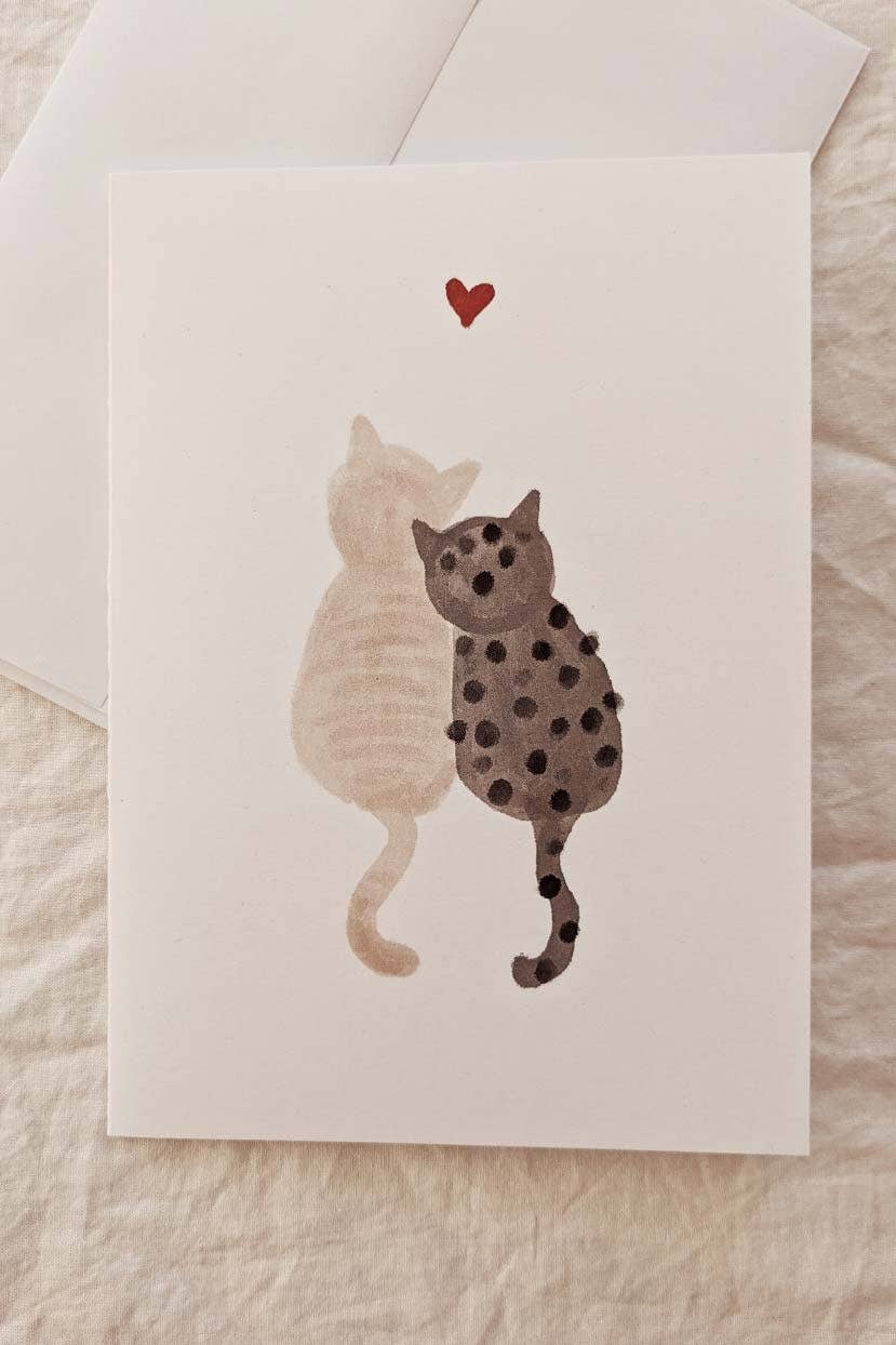 Purrfect Love Greeting Card