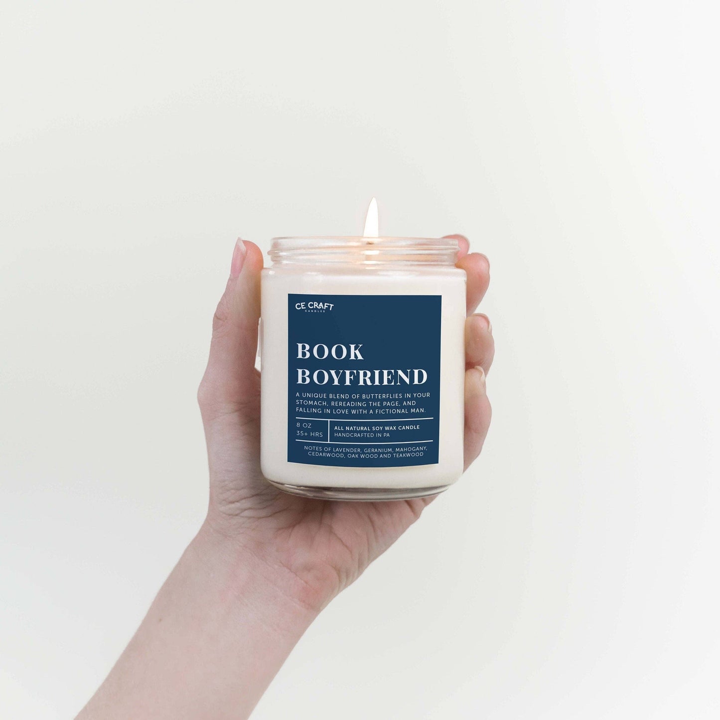 Book Boyfriend Candle