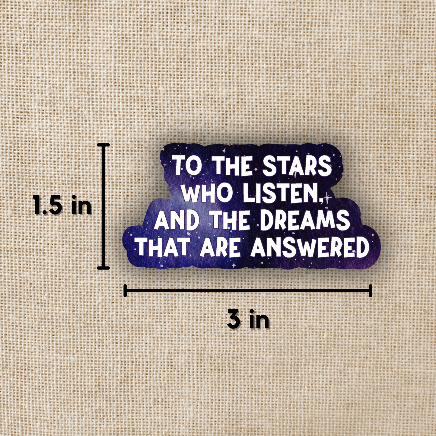 To The Stars Who Listen Sticker