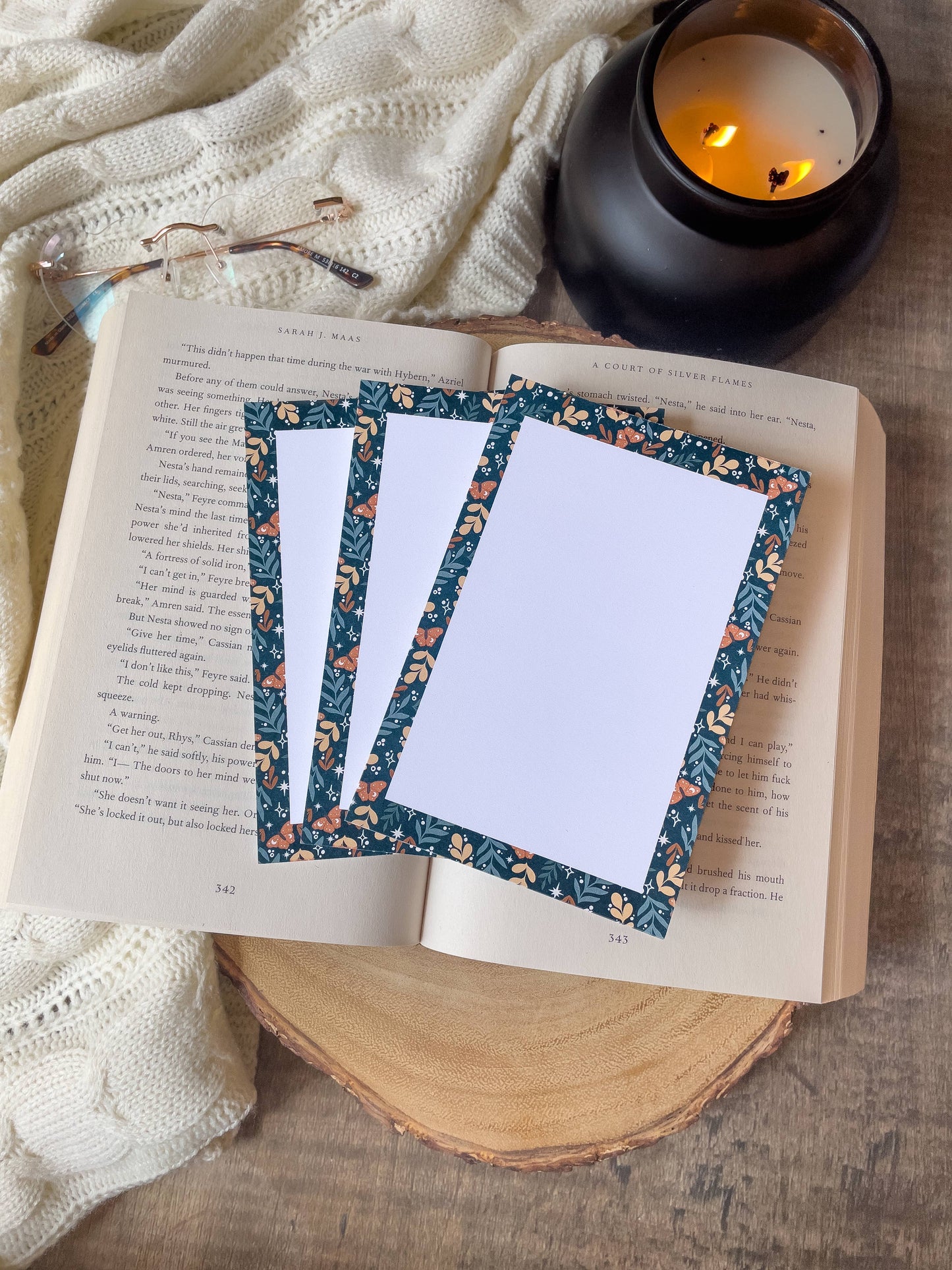 Faerie Garden Notepad | Bookish Reader Notepad