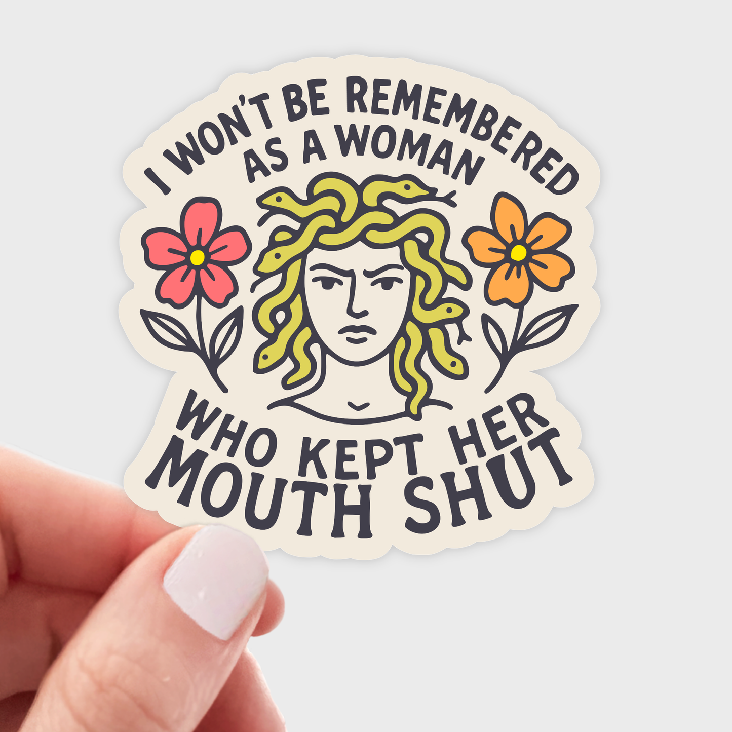 I Won't be Remembered Sticker