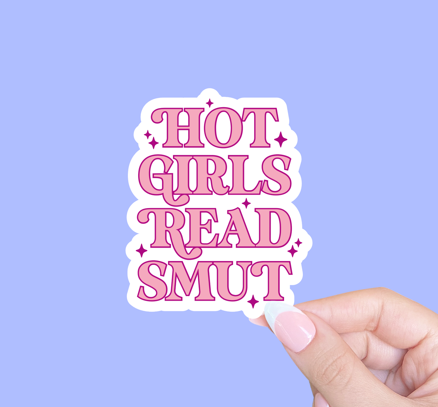 Hot Girls Read Sticker