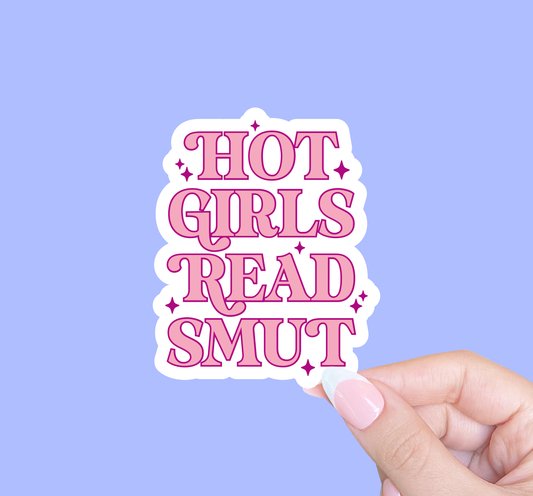 Hot Girls Read Sticker