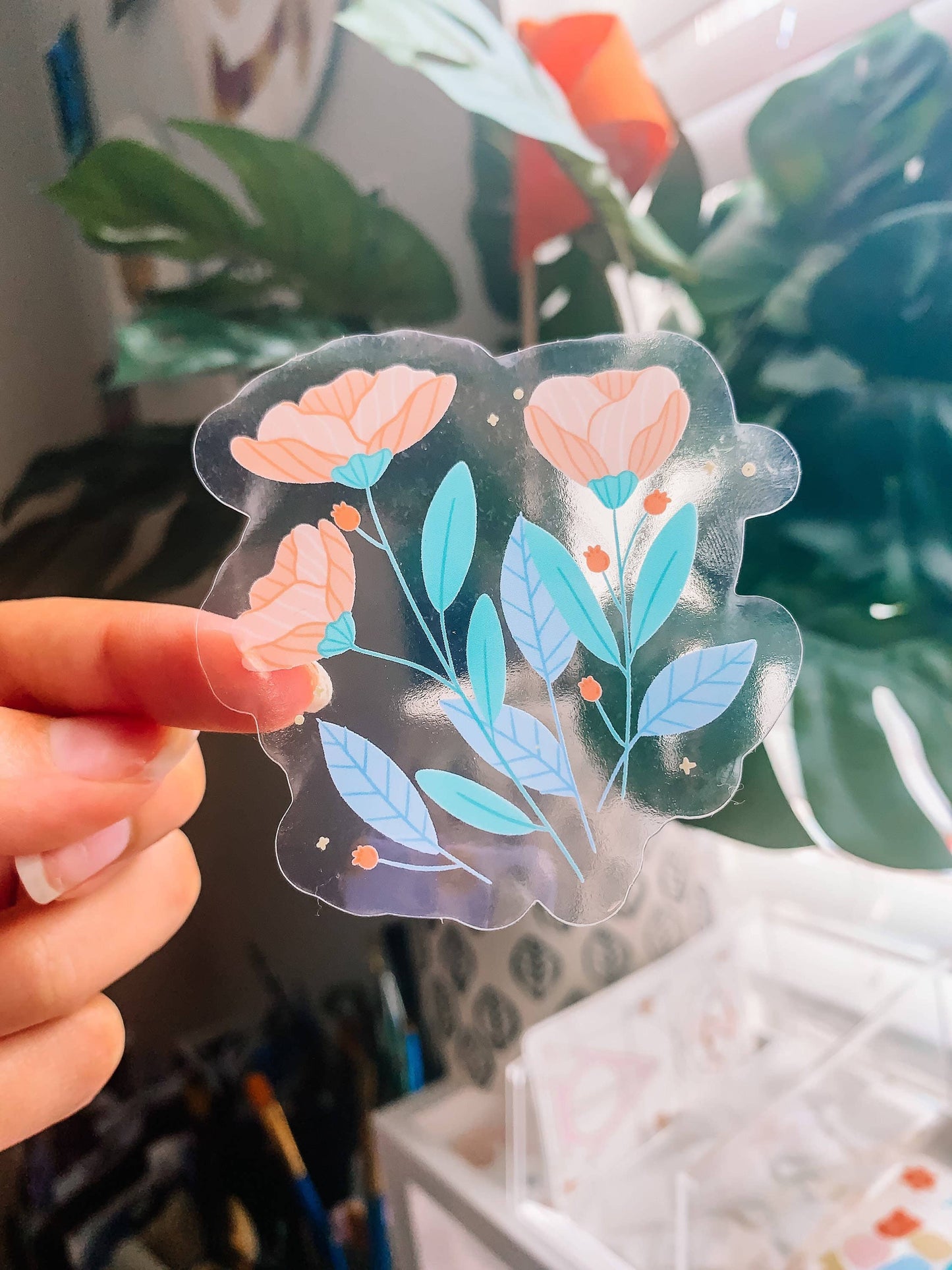 Floral Sticker