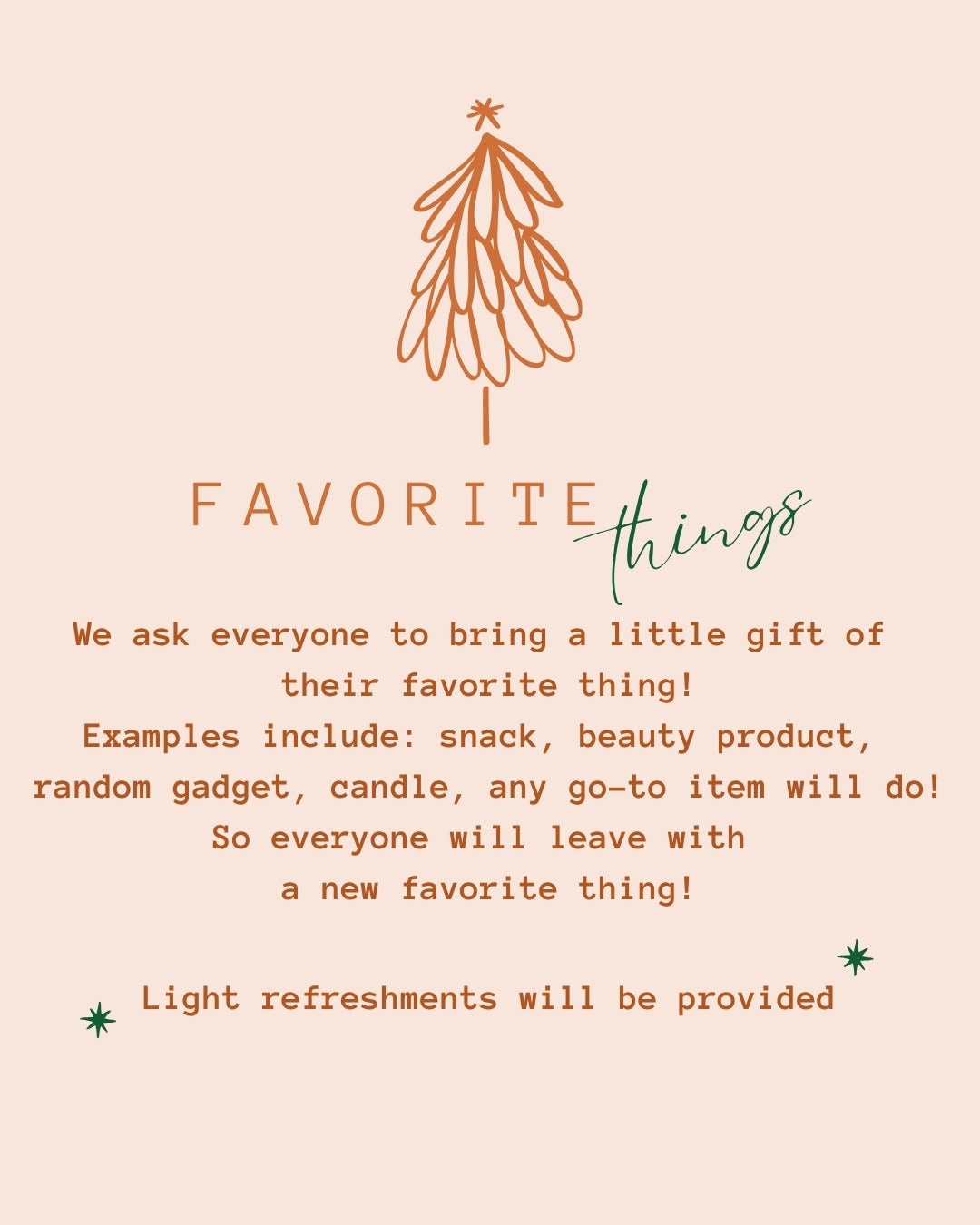 Favorite Things Christmas Party