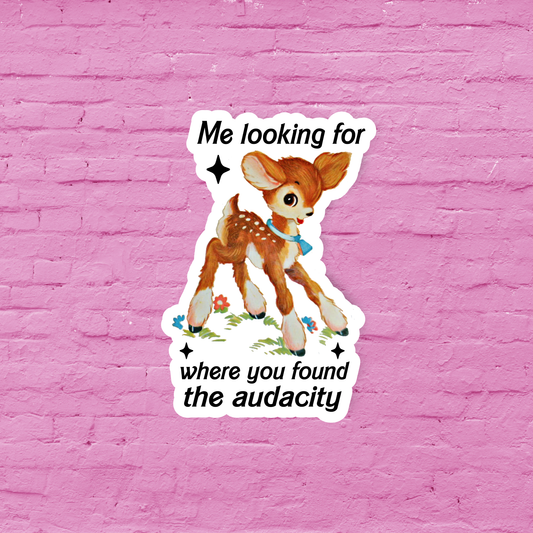 Audacity Sticker