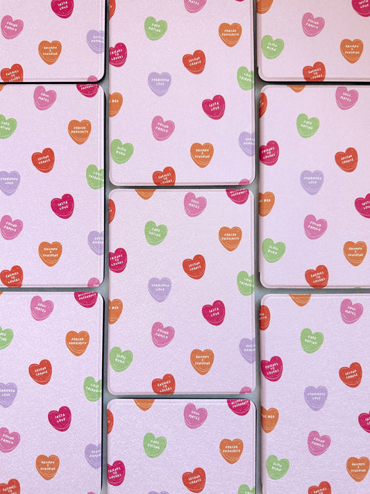 Book Trope Conversation Hearts Kindle Case - Kindle Paperwhite 11th Generation (6.8")