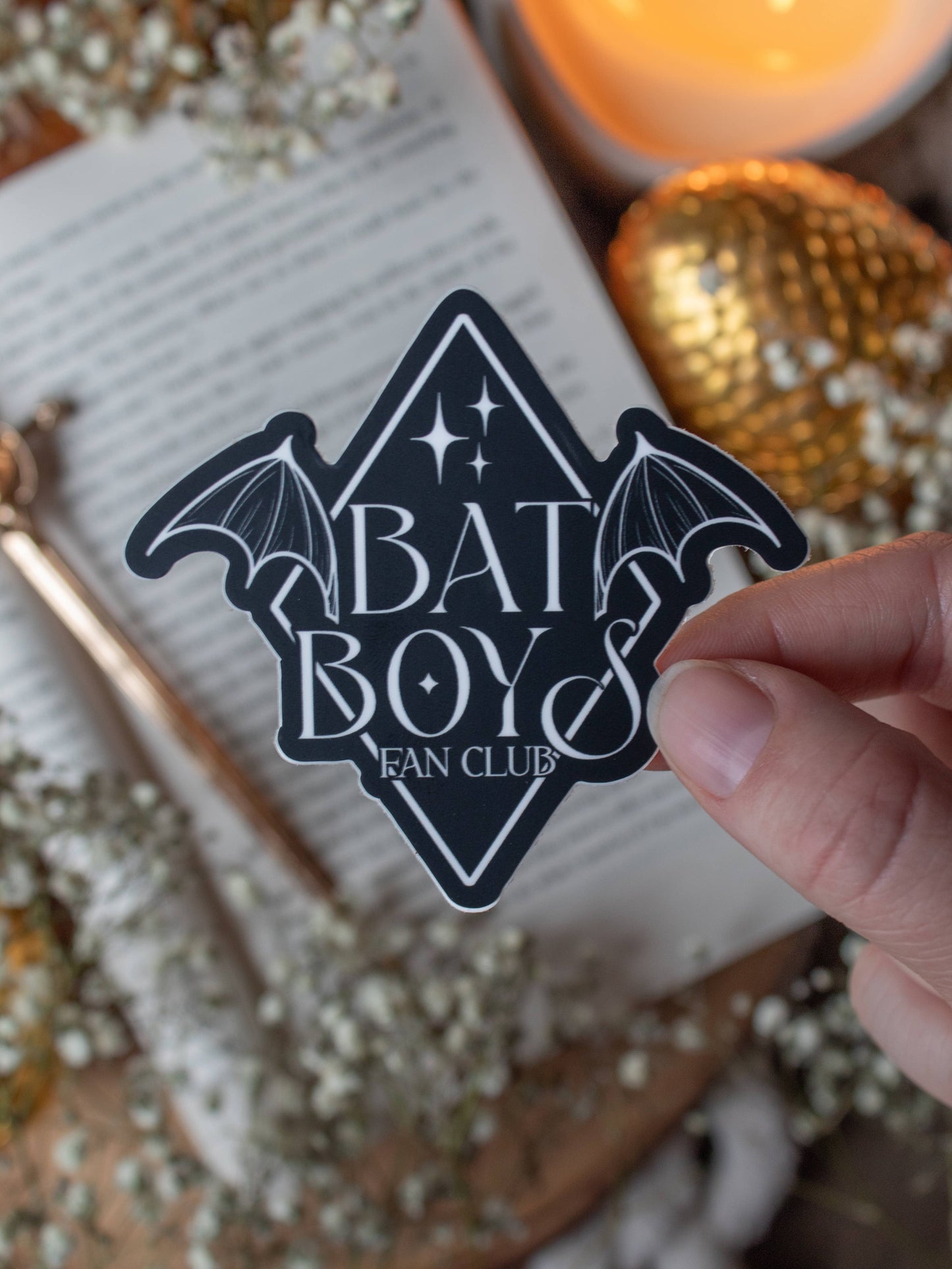 Meaggie Moos - Bat Boys Fan Club Sticker | ACOTAR