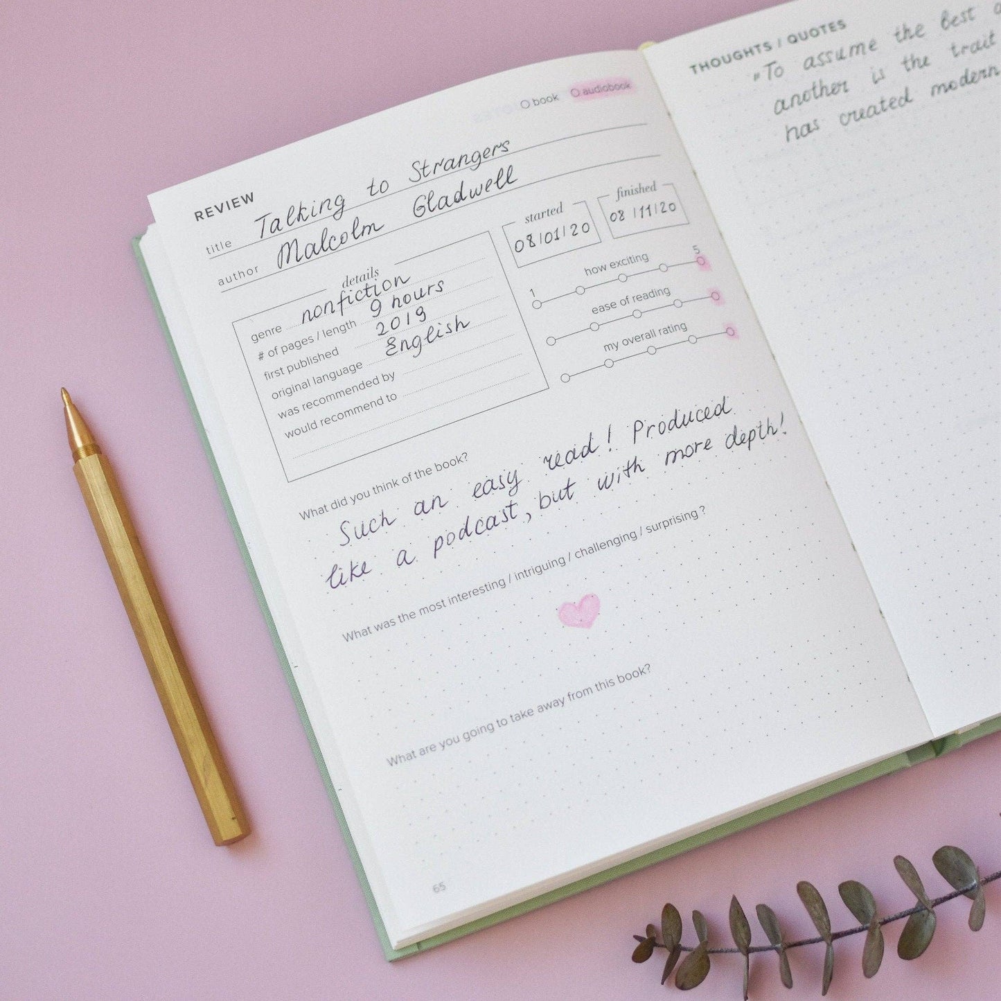 Reading Journal (Original)