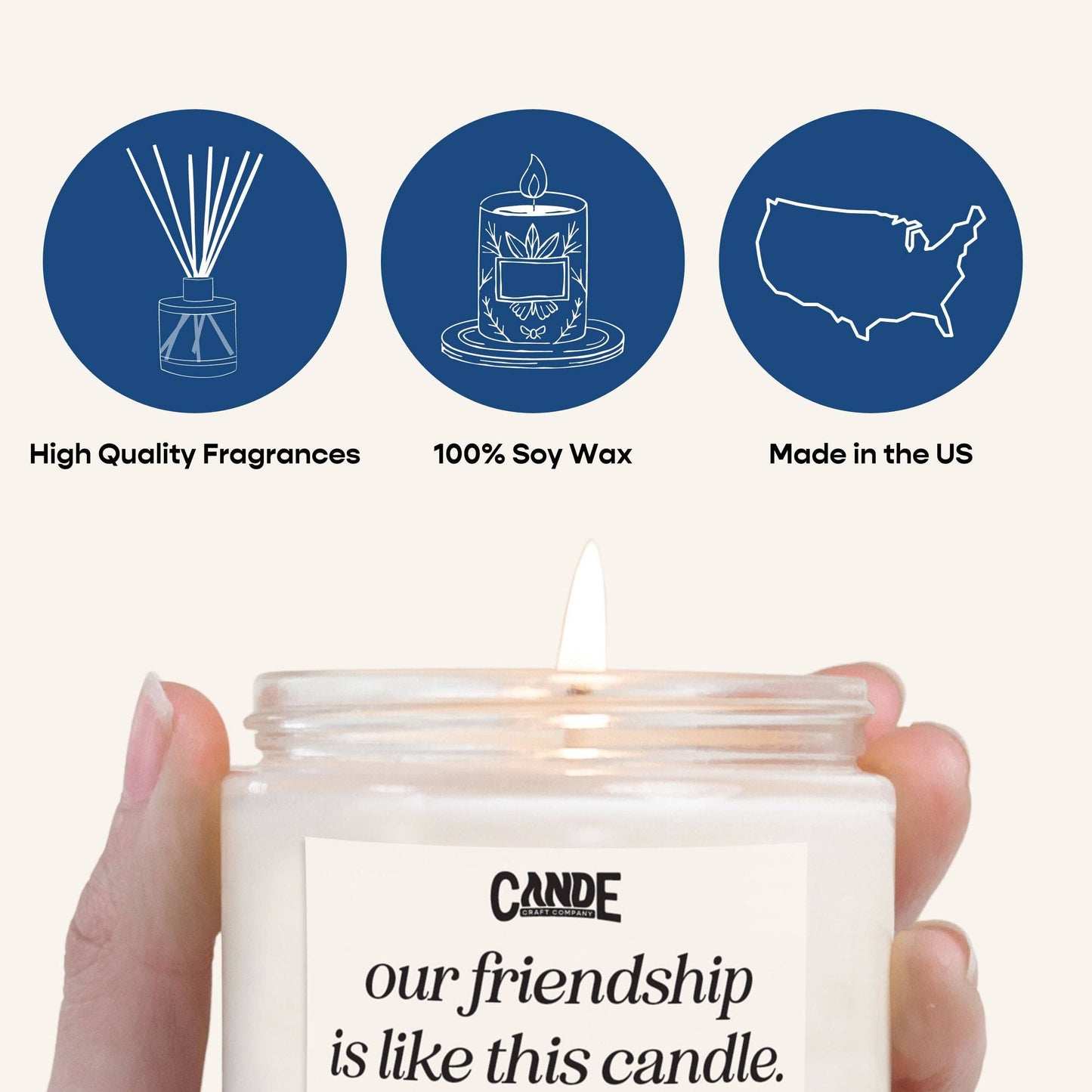 Cinnamon Sugar Scented Candle