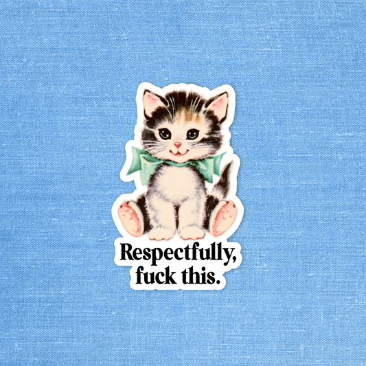 Dark humor sticker