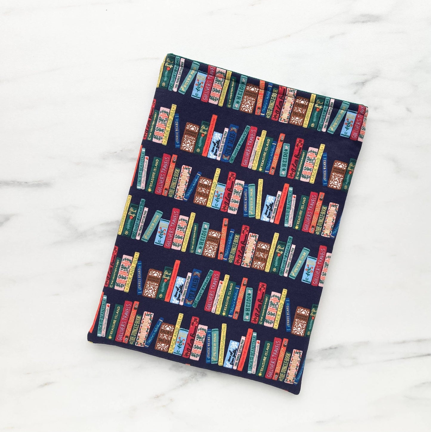 Library Shelves padded book / kindle pouch