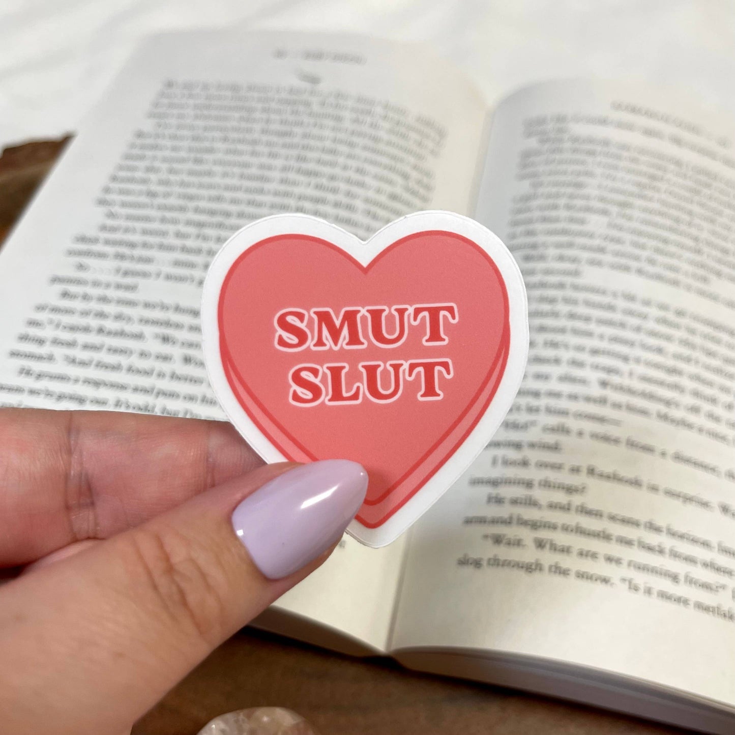 Smut Slut Candy Heart Sticker