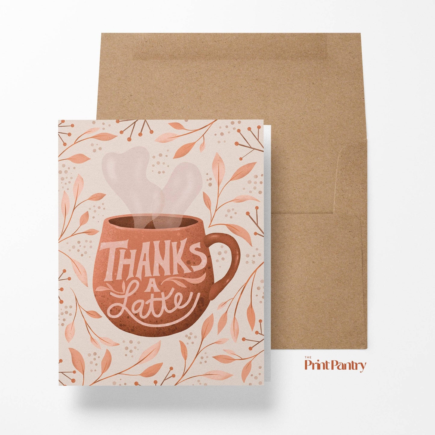 Thanks a Latte Greeting Card