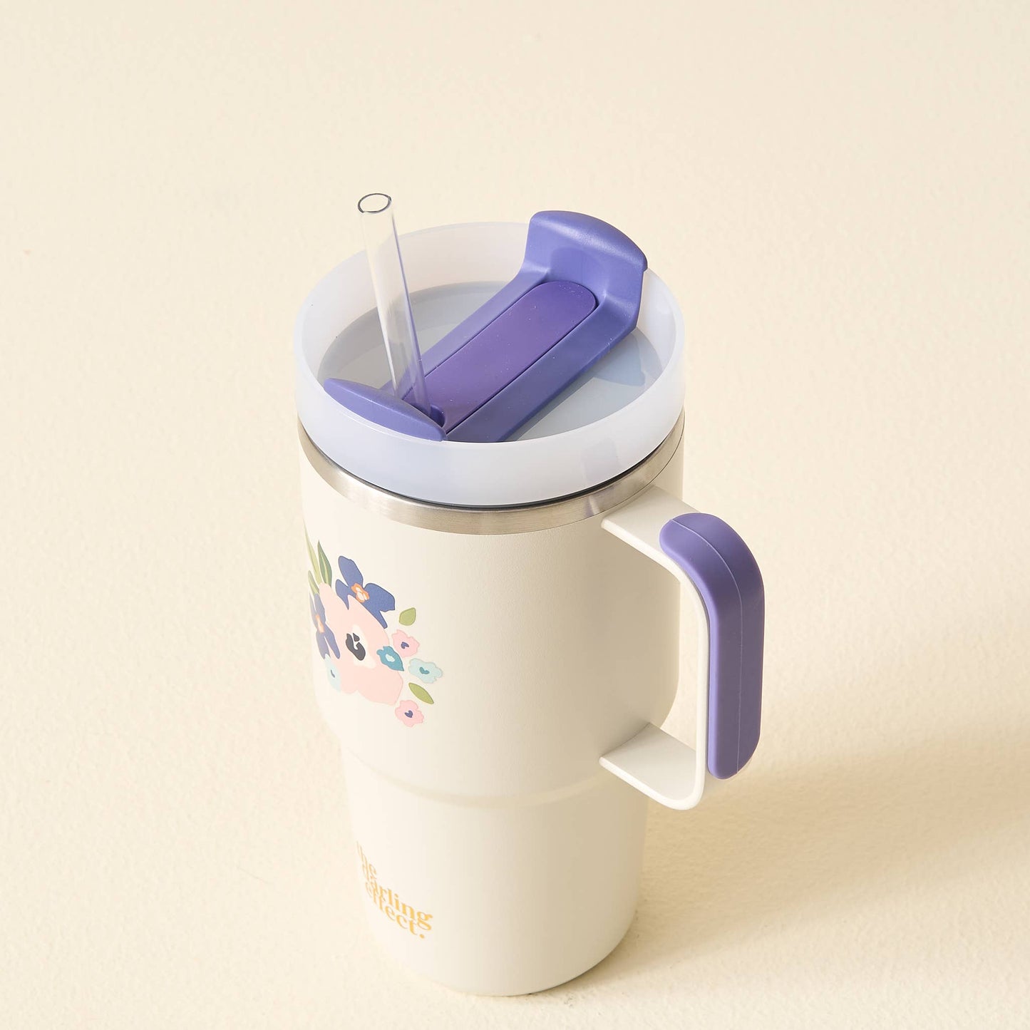 Bloom Cream Mini On-the-Go Tumbler