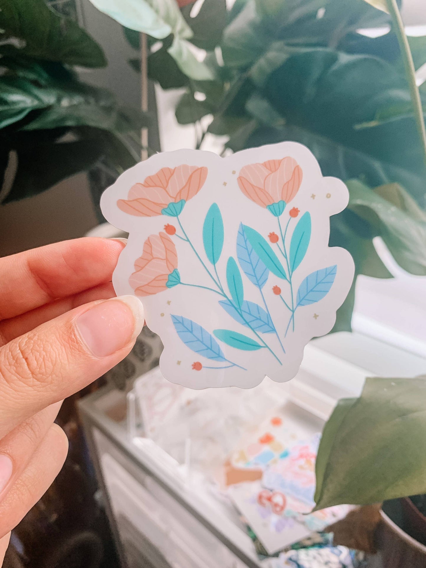 Floral Sticker