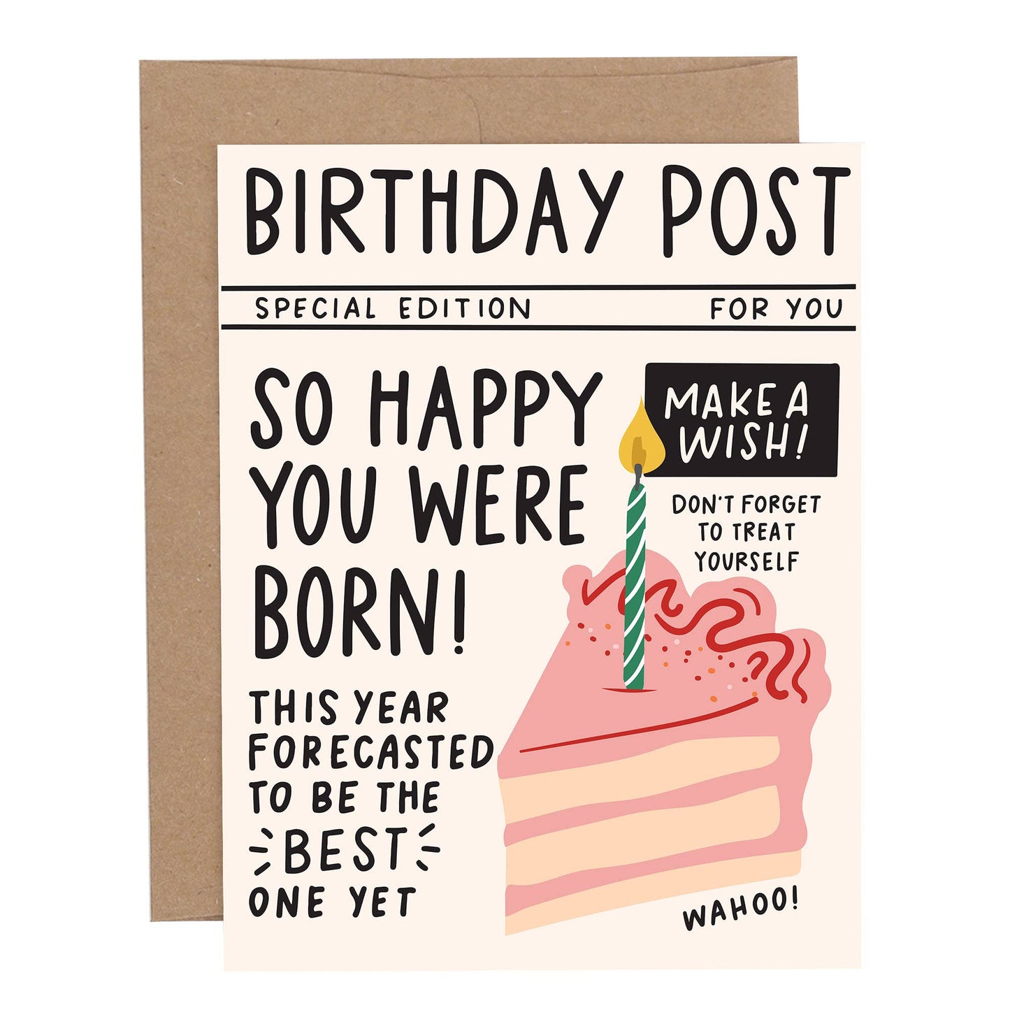 Birthday Post Greeting Card