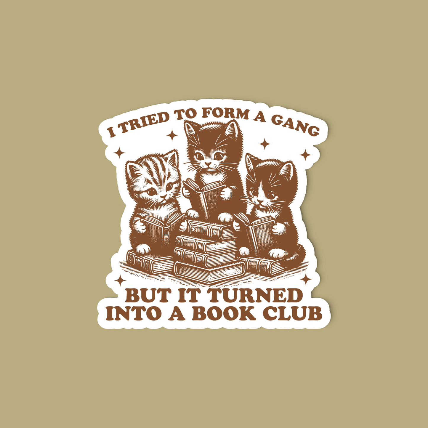 Book club sticker