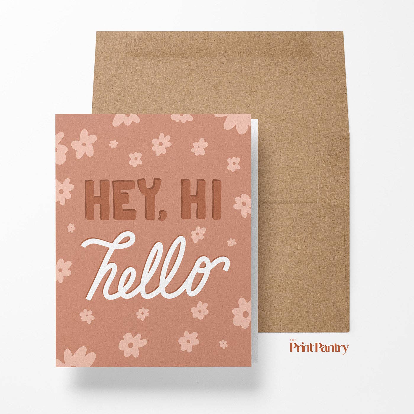 Hey, Hi, Hello Greeting Card