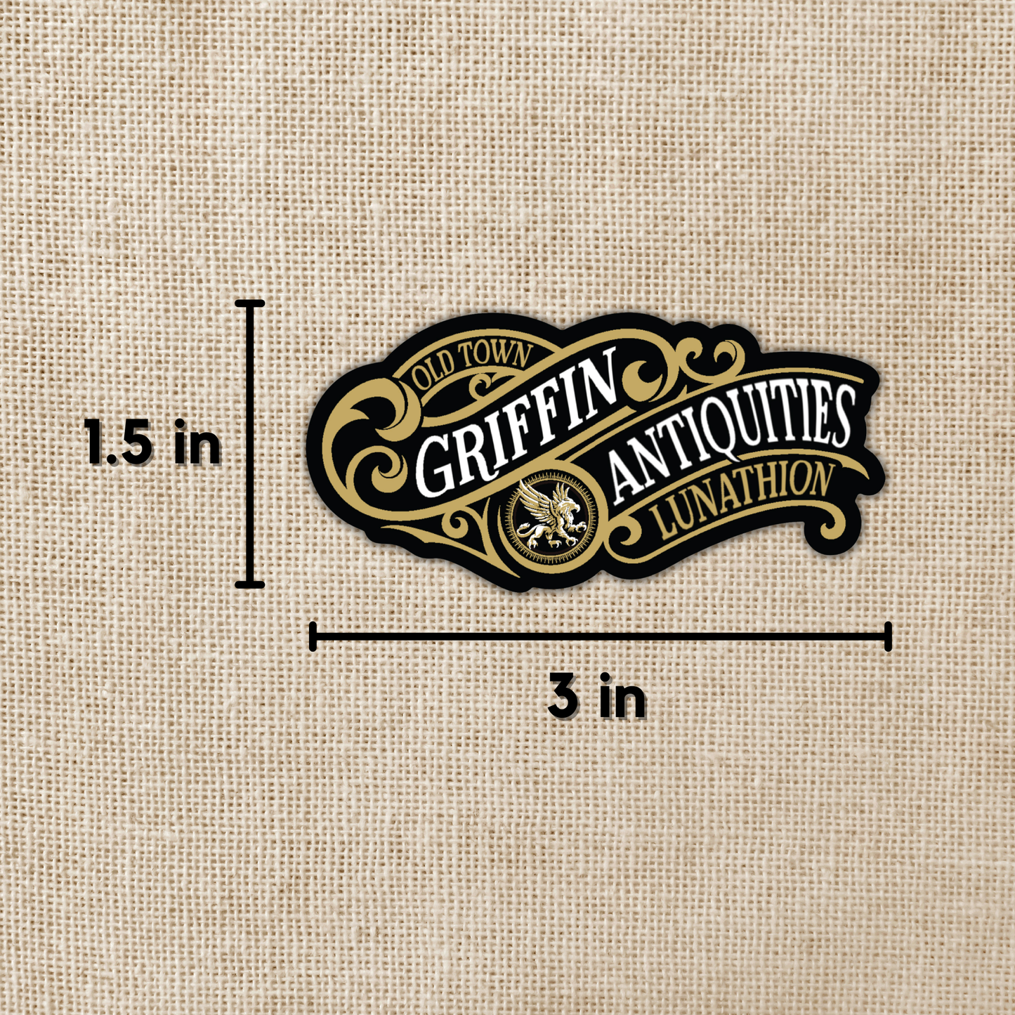 Griffin Antiquities Logo Sticker