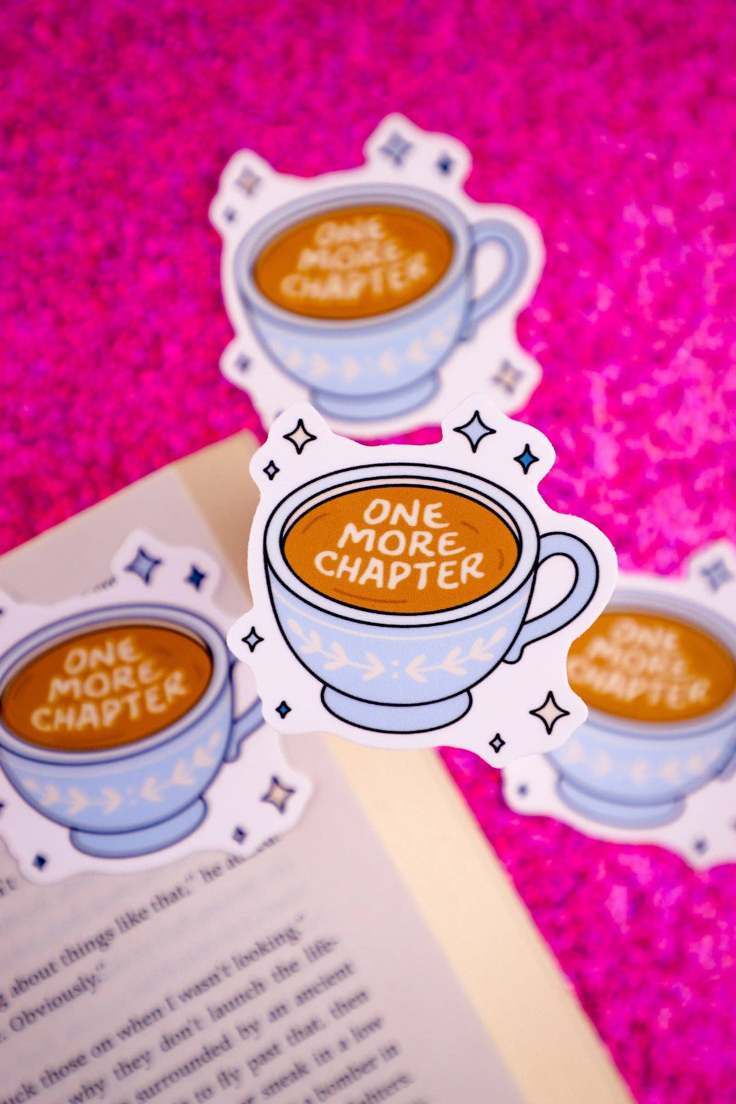 One More Chapter Latte Sticker