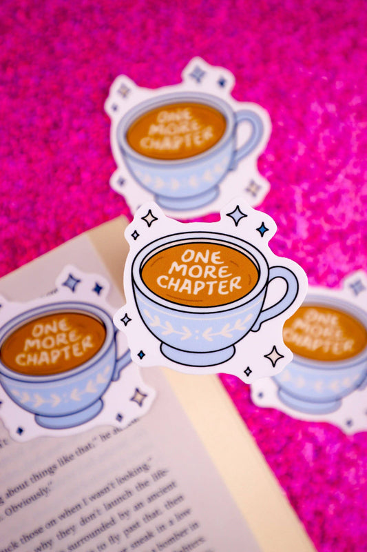 One More Chapter Latte Sticker
