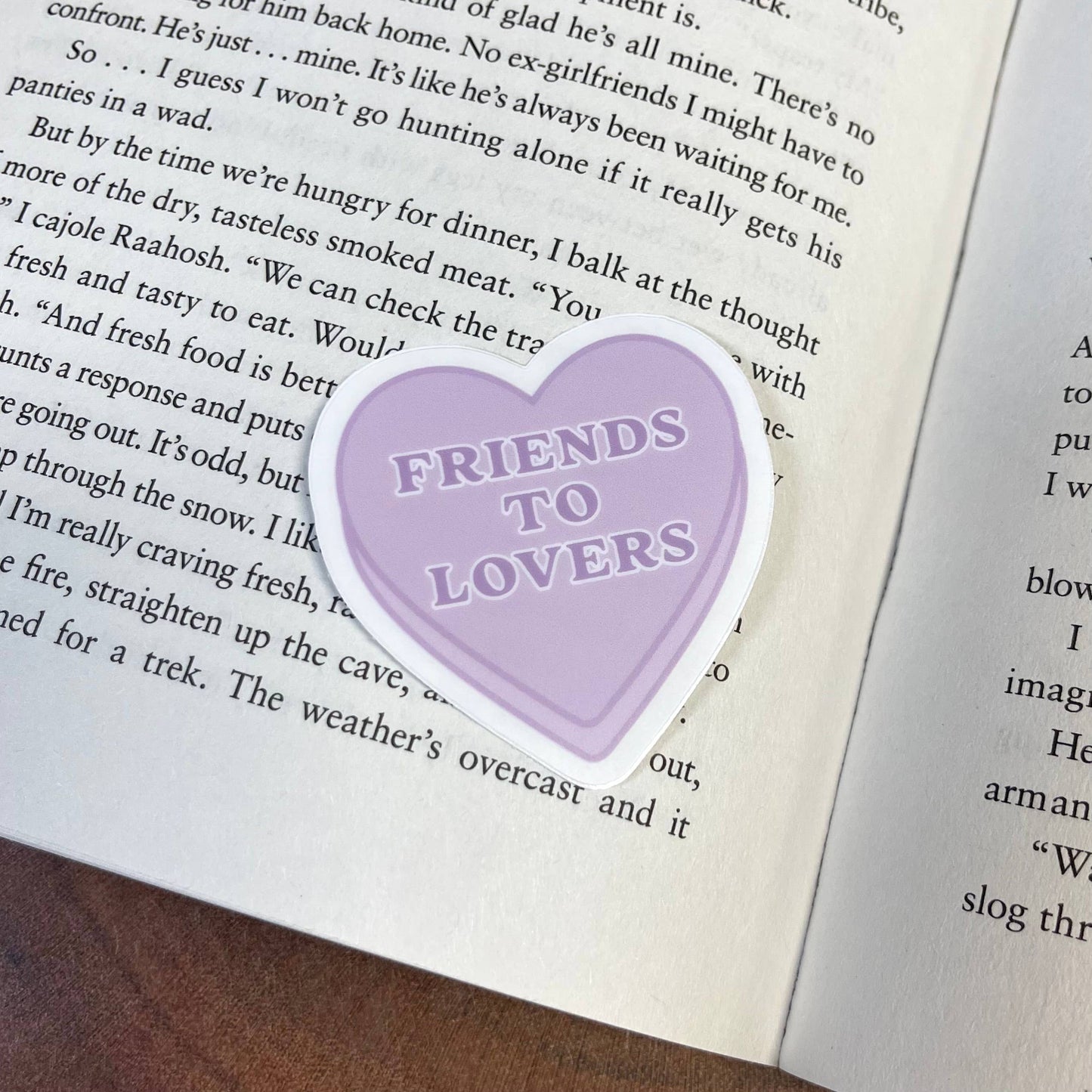 Friends to Lovers Candy Heart Sticker