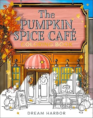 Pumpkin Spice Cafe Coloring Book