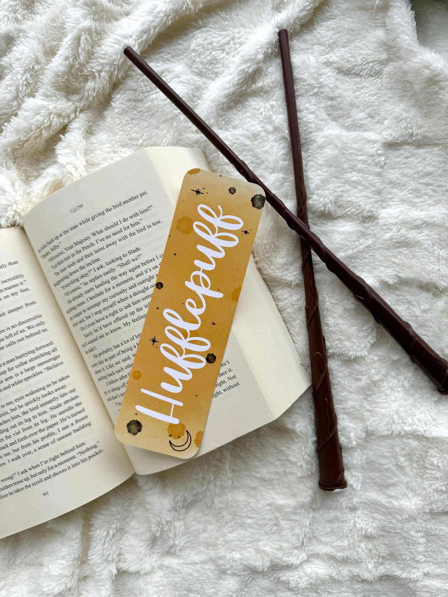 Magic Houses Bookmark -Yellow Hufflepuff