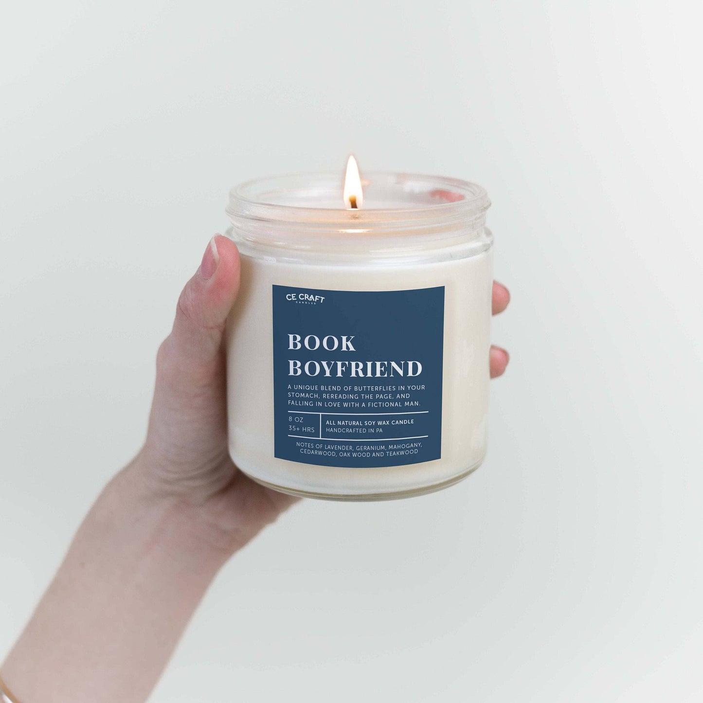 Book Boyfriend Candle