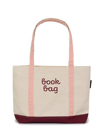 Book Bag Zippered Tote