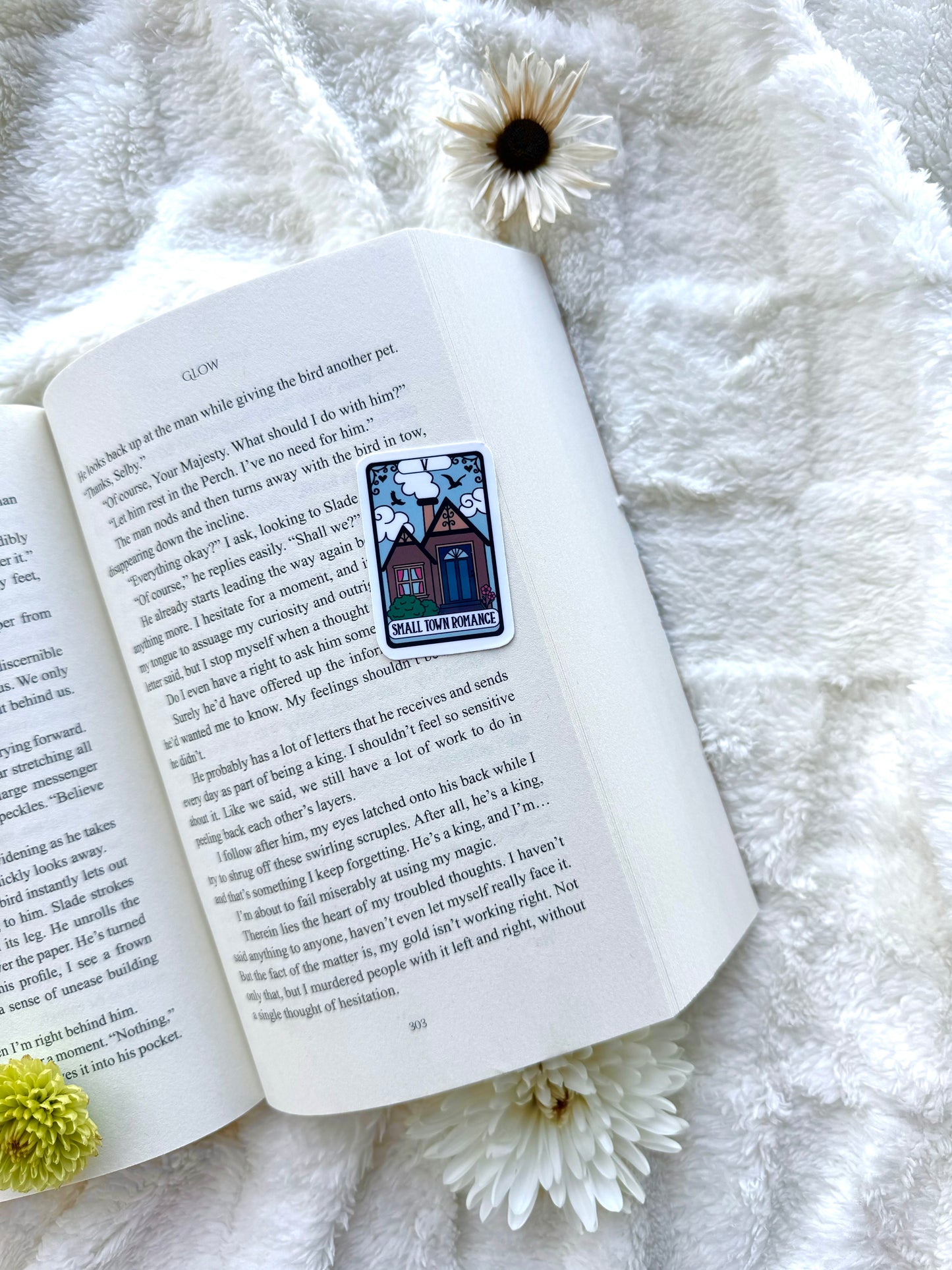 Small Town Romance Tarot Book Sticker