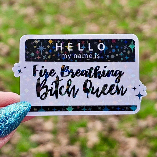 TOG Fire Breathing B Queen Sticker